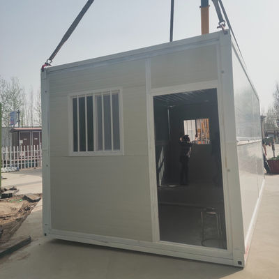 20ft 철강 구조물 접는 생활 18mm MGO 보드 바닥과 함께 Prefab 모듈 주택