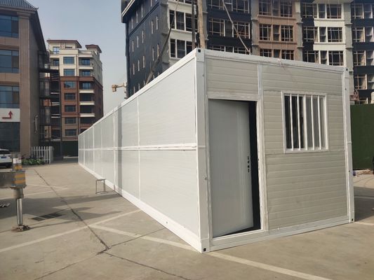 20ft 철강 구조물 접는 생활 18mm MGO 보드 바닥과 함께 Prefab 모듈 주택