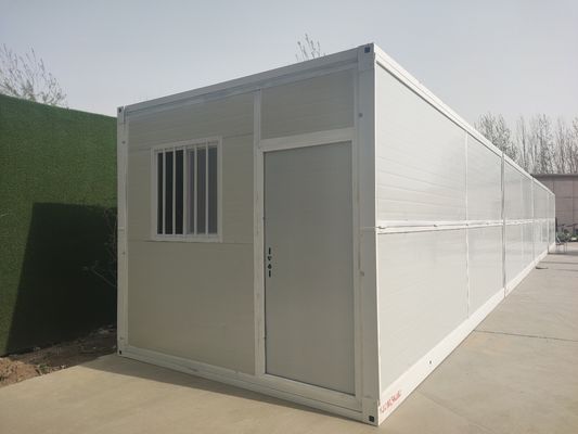 20ft 철강 구조물 접는 생활 18mm MGO 보드 바닥과 함께 Prefab 모듈 주택