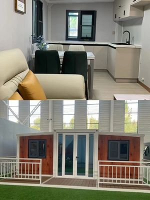 현대 디자인 Prefab 컨테이너 집 주방 침실 부엌 사무실 차고 판매