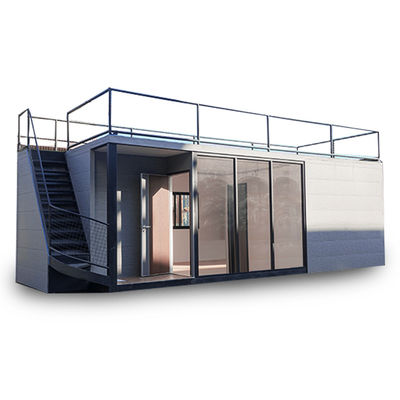 빠른 설치 PVC 슬라이딩 창문 조명 액세서리와 함께 Prefab 컨테이너 하우스