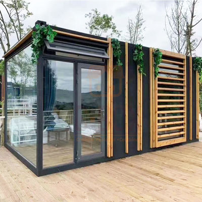 빠른 설치 PVC 슬라이딩 창문 조명 액세서리와 함께 Prefab 컨테이너 하우스