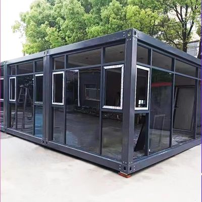 빠른 설치 PVC 슬라이딩 창문 조명 액세서리와 함께 Prefab 컨테이너 하우스