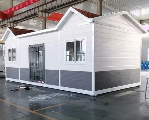 스틸 럭셔리 컨테이너 하우스 20ft 40ft Prefab 모듈 주택 확장