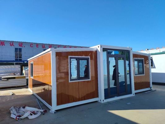 휴대용 빠른 설치 샌드위치 패널 20/40FT 고급 생활을위한 Prefab 컨테이너 하우스