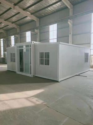 휴대용 빠른 설치 샌드위치 패널 20/40FT 고급 생활을위한 Prefab 컨테이너 하우스