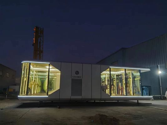 빠른 설치의 장점과 함께 야외 Prefab 공간 캡슐 하우스