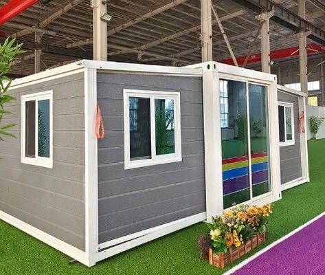 20ft 또는 40ft 스틸 구조 프레임 접히는 리조트 홈을위한 확장 컨테이너 하우스