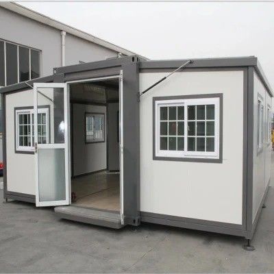 워크샵 창고 20FT 40FT 현대 철강 전공형 소형 이동형 모듈식 확장형 주택
