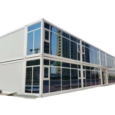 모듈형 다기능 40FT 평면 포장 운송 컨테이너 오피스 용 빌라 하우스