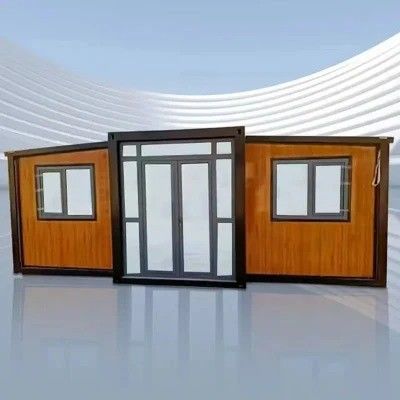 환경 보호 2 침실 전공 확장 가능한 컨테이너 하우스 철문