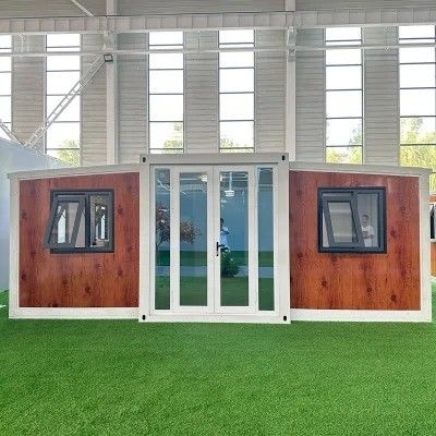 환경 보호 2 침실 전공 확장 가능한 컨테이너 하우스 철문