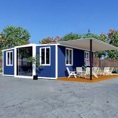 20ft 맞춤형 색상 고급 접이식 평면 포장 전조 주택