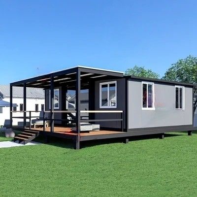 20ft 맞춤형 색상 고급 접이식 평면 포장 전조 주택