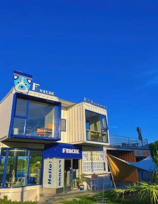 가벼운 철강 구조 벽 20ft 또는 40ft와 함께 쉽게 조립 분리 가능한 컨테이너 하우스