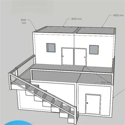 40ft 이동식 전조 평면 팩 호텔을 위한 전조 주택