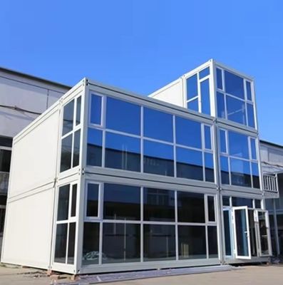 현대적인 휴대용 컨테이너 사무실을위한 현대적인 간단한 스타일 접기 컨테이너 하우스