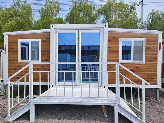 폴더블 20ft/40ft 컨테이너 고급 모바일 빌라 3 침실 소형 프리팩트 홈