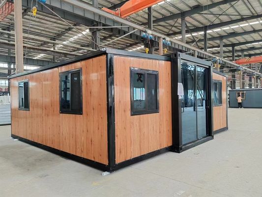 폴더블 20ft/40ft 컨테이너 고급 모바일 빌라 3 침실 소형 프리팩트 홈