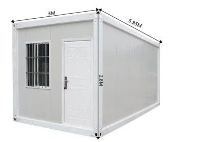 현대 디자인 강철 구조 컨테이너 하우스 맞춤형 색상 생활 하우스 Prefab