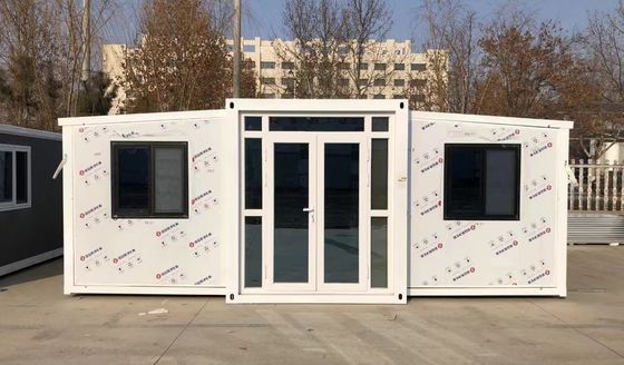 전용 욕실과 함께 확장 가능한 컨테이너 하우스 20ft 또는 40ft 가열 철 프레임