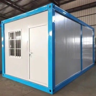 현대 디자인 강철 구조 컨테이너 하우스 맞춤형 색상 생활 하우스 Prefab