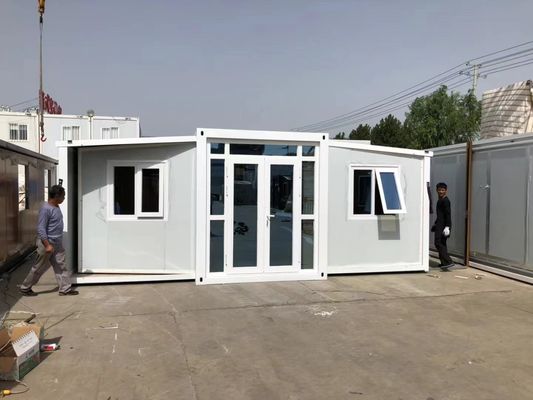 전용 욕실과 함께 확장 가능한 컨테이너 하우스 20ft 또는 40ft 가열 철 프레임