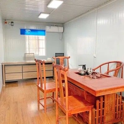 현대 디자인 강철 구조 컨테이너 하우스 맞춤형 색상 생활 하우스 Prefab