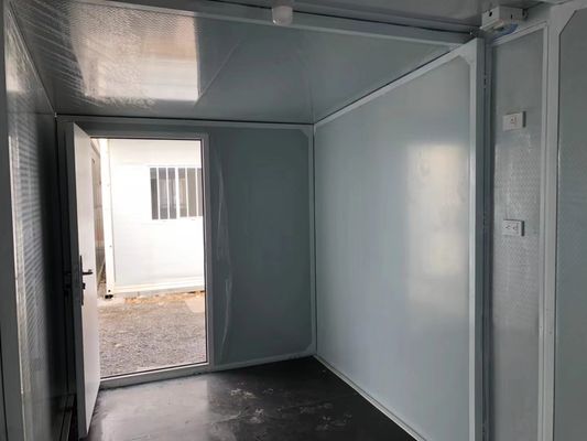 호텔 확장 가능한 평면 컨테이너 하우스 PVC 슬라이딩 창문 20ft 30ft 40ft