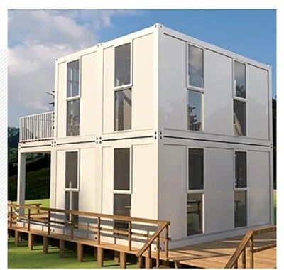 전공 이동 사무실 캐빈 홈을 위한 맞춤형 색상 평면 패키지 컨테이너 하우스
