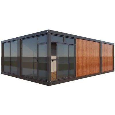 현대 디자인 목재 컨테이너 주택 40ft 목재 이동 생활 컨테이너 하우스