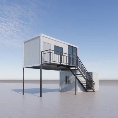 현대 철강 문 맞춤형 Prefab 집 맞춤형 집
