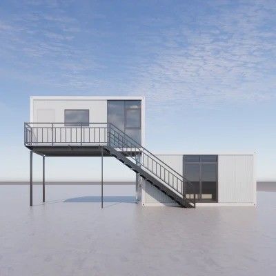 현대 철강 문 맞춤형 Prefab 집 맞춤형 집