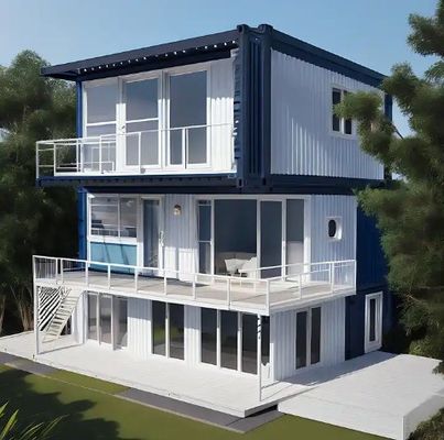 맞춤형 색상 이동 가능한 평면 포장 주택 컨테이너 하우스